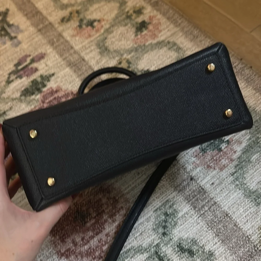 Navy coach bag and matching wallet - Picture 4 of 13